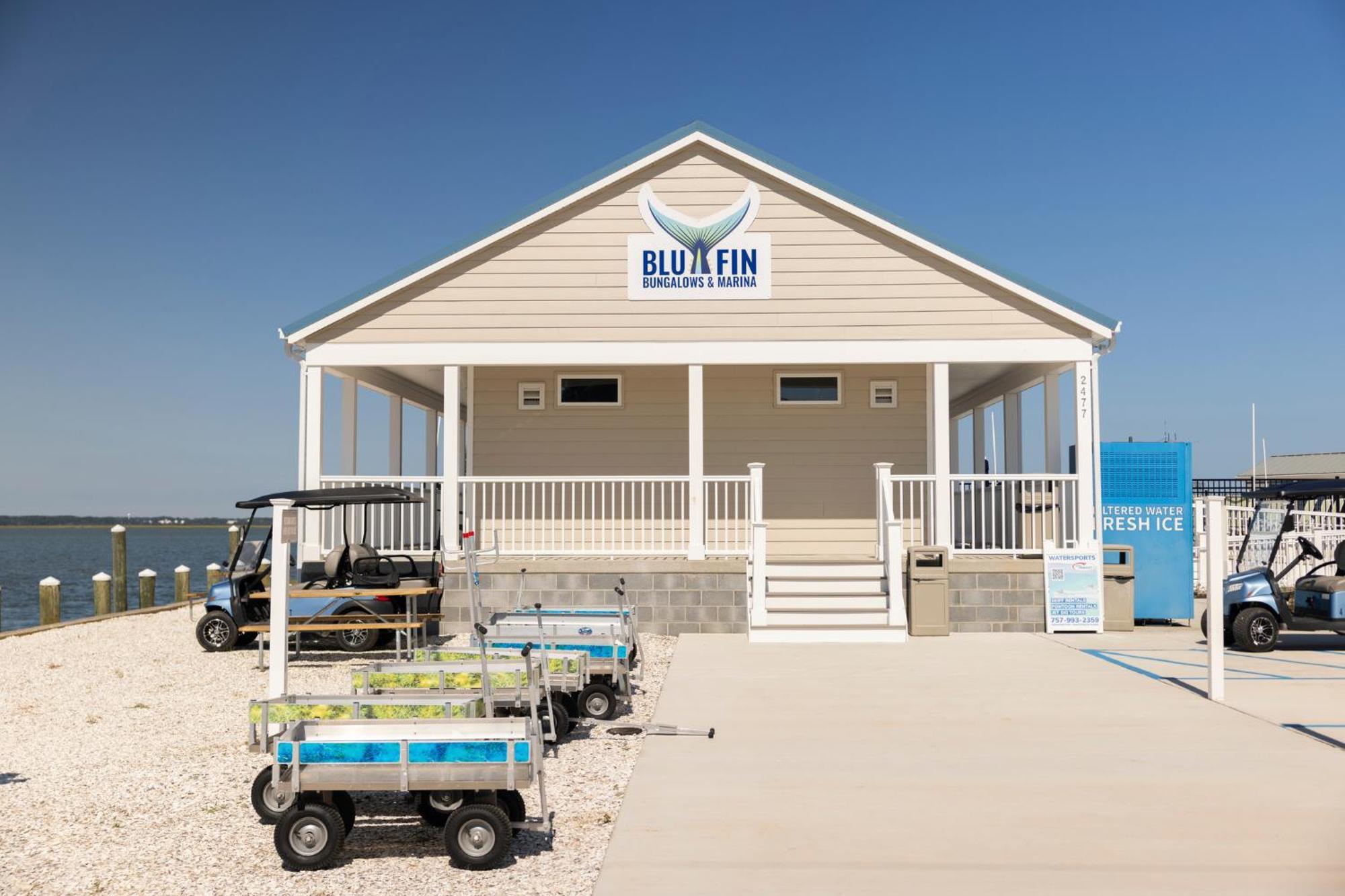 Blufin Bungalows & Marina Chincoteague Exteriör bild