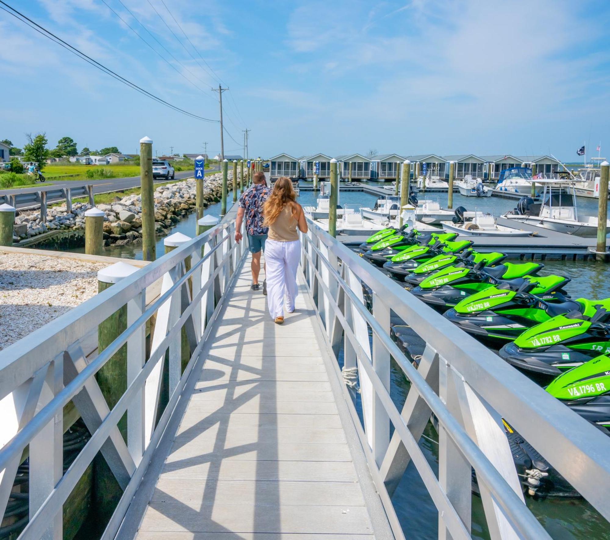 Blufin Bungalows & Marina Chincoteague Exteriör bild